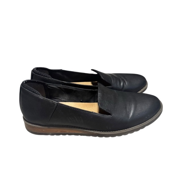 Dr. Scholl's Women's Jetset Slip On Loafer Black Leather Casual Shoe Size 10 - Picture 3 of 7